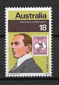 1976 Australia 647 Blamire Young/ National Stamp Week MNH