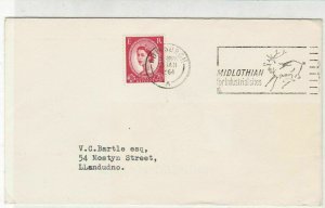 Britain 1964 Midlothian for Industrial Sites Publicity Slogan Stamp Cover  31859