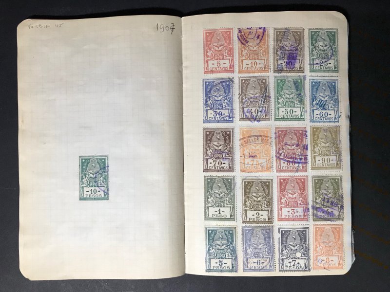 Argentina Revenue Stamps Mint/Used 1891-1932 (1600 Stamps)