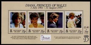 Ascension Island 696 MNH Princess Diana, Royalty