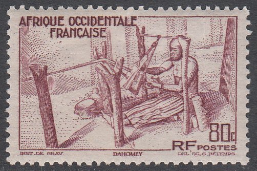 French West Africa 41 MH CV $0.80