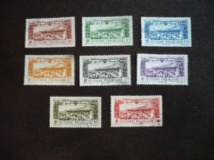 Stamps - French Guiana - Scott# C1-C8 - Used Set of 8 Stamps