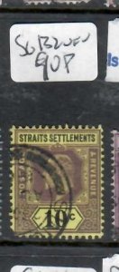 MALAYA STRAITS SETTLEMENTS KE  10C  SG 132   VFU           PP0717H