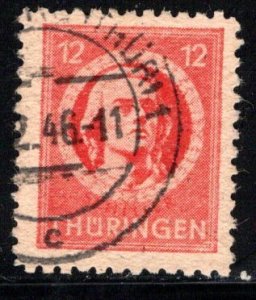 GDR Thuringia Scott # 16N6, used