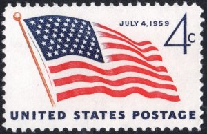 SC#1132 4¢ 49 Star Flag Issue (1959) MNH