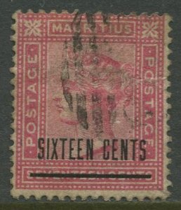 STAMP STATION PERTH Mauritius #79 QV Definitive Wmk 2 Used CV$3.00