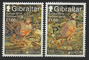 2019 Gibraltar 1896-1897 Europa Cept / Birds 8,80 €