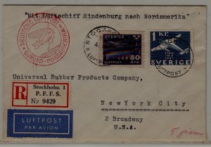 Sweden/Germany/USA Zeppelin cover 4.5.36