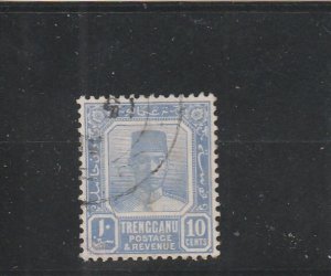 Trengganu  Scott#  29  Used  1921 Sultan Badaru'l-alam)