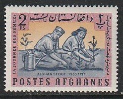 1964 Afghanistan - Sc 668 - MH VF - 1 single - Scouts