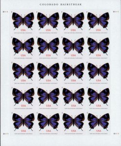 2021 75c Colorado Hairstreak Montane Insect Butterfly Scott 5568 Mint Sheet (20)