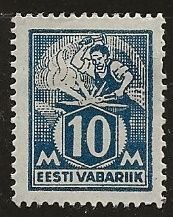 Estonia  ^ Scott # 72 - MH