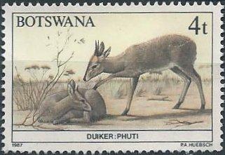 Botswana 407 (used) 4t duiker