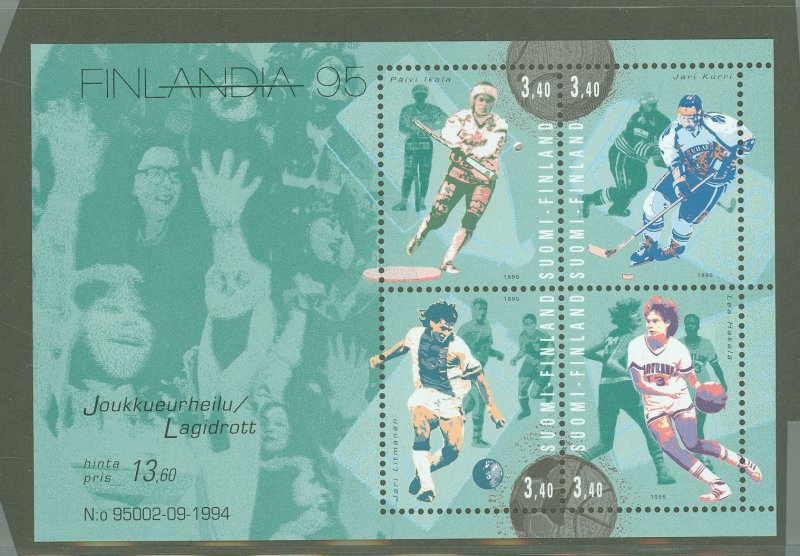 Finland #957  Souvenir Sheet (Sports)