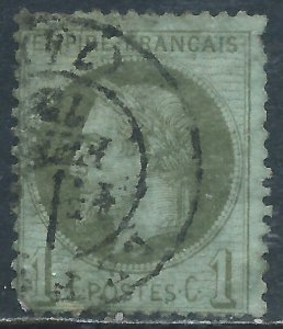 France, Sc #29, 1c Used