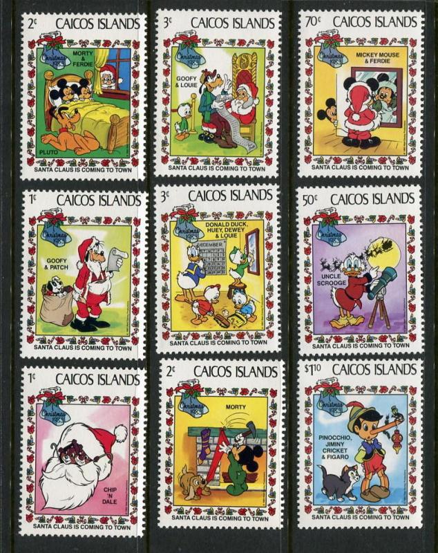 Caicos Islands #22-30 MNH