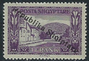 Albania 184 MNH 1925 overprint (ak3680)