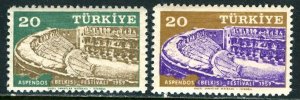 Turkey 1959: Sc. # 1438-1439; MNH Cpl. Set