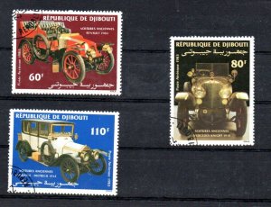 DJIBOUTI - 1983 - CARS - OLDTIMERS - AIRMAIL -