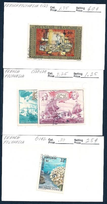 FRENCH POLYNESIA Used stamp group All Used