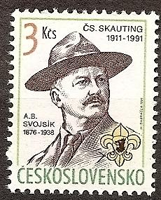 Czechoslovakia 2816 MNH 1991 Scouting