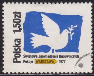 Poland 2213 Peace Dove 1.50zł 1977