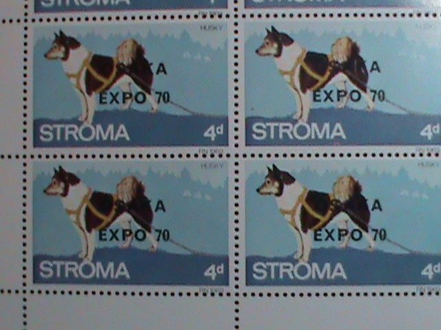 ​STROMA ISLAND-1970 -OSAKA EXPO'70 JAPAN MNH- SHEET VF WE SHIP TO WORLD WIDE.