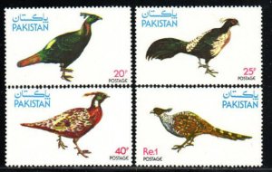 Pakistan Stamp 482-485  - Pheasants