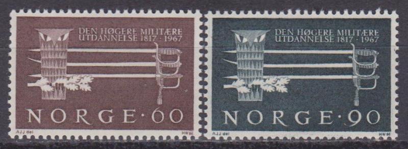 Norway #502-3 MNH F-VF CV $5.00 (31762)  