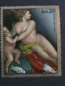 PARAGUAY-PROMOTION SALE-FAMOUS NUDE ARTS PAINTING MNH   WE SHIP TO WORLD WIDE