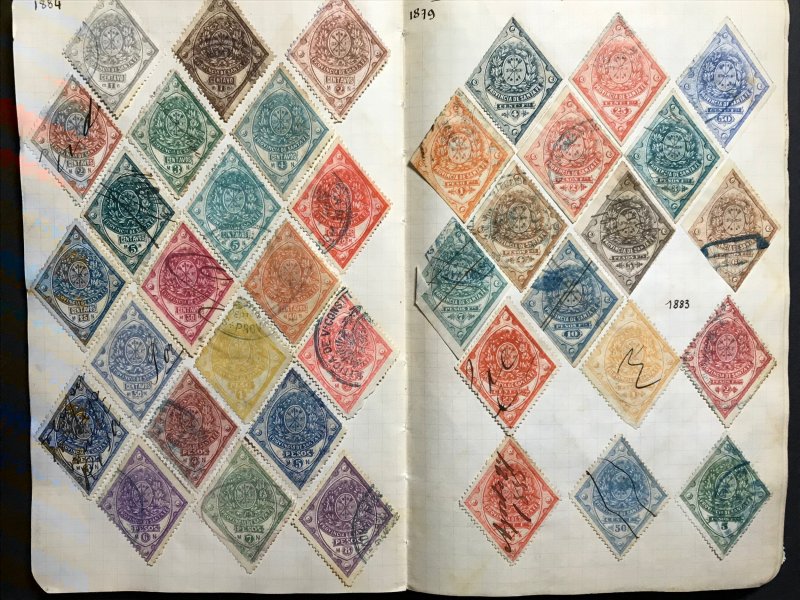 Argentina Revenue Stamps Mint/Used 1884-1912 (1100 Stamps)