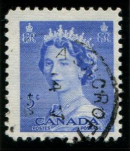 329 Canada 5c Karsh issues, used