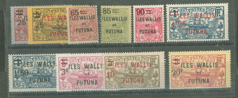 Wallis & Futuna Islands #33-42  Single (Complete Set)