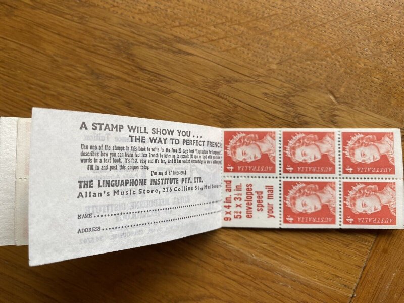 Australia 1966 60c Booklet SGSB39 Edition V67-1 Fine & Complete