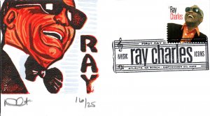 #4807 Ray Charles Curtis FDC