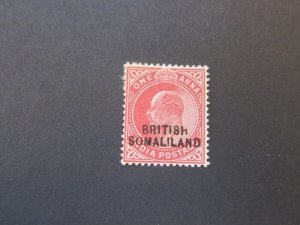 Somaliland 1903 Sc 22 H print error MH