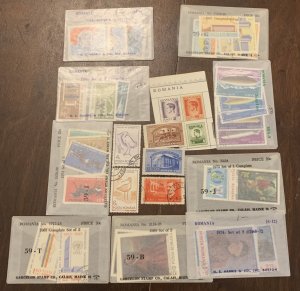 Romania--packets containing 49 stamps