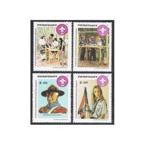 Paraguay 2465-2468,MNH.Mi 4645-4648. Scouting in Paraguay,80,1993.Baden-Powell.