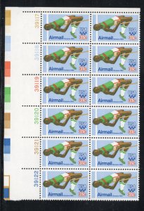 ALLY'S STAMPS US Plate Block Scott #C97 31c 1980 Olympics [12] MNH [W-56a]