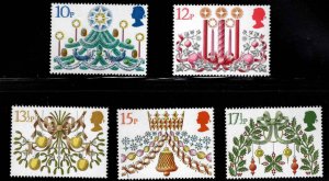 Great Britain 1980 - Christmas  -  MNH  Set # 928-932