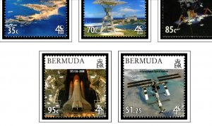 COLOR PRINTED BERMUDA 2000-2020 STAMP ALBUM PAGES (55 illustrated pages)