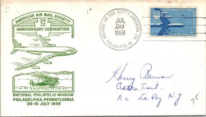 FFC 1958 - 35th Anniv American Airmail Soc - Philadelphia, PA - F52533