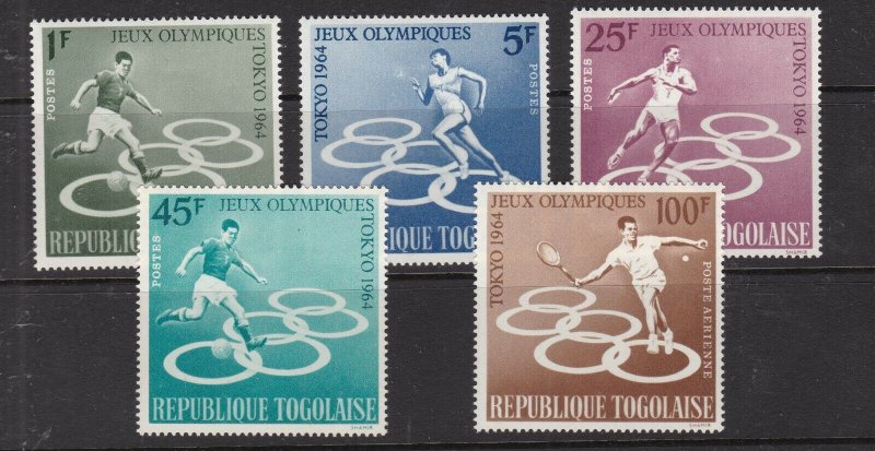 TOGO  ^^^^1964   MNH set(  TOKYO OLYMPICS) $$@ lar16togo