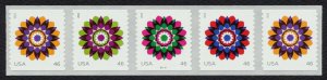 #4725a 46c Kaleidoscope Flowers, PNC S11111 Mint **ANY 5=FREE SHIPPING**