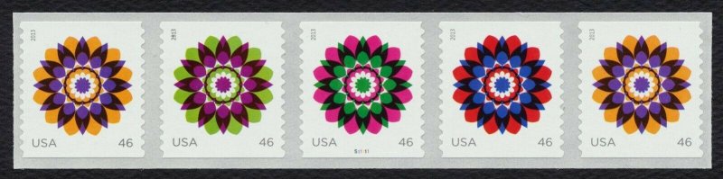 #4725a 46c Kaleidoscope Flowers, PNC S11111 Mint **ANY 5=FREE SHIPPING**