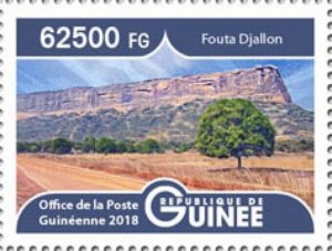 Guinea - 2019 Landscapes Fouta Djallon - Stamp - GU1801local10a