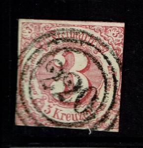 Thurn and Taxis SC# 53, Used, Very small corner crease - Lot 082717