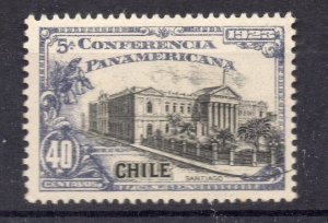 Chile 1923 Pan America Issue Mint hinged Shade of 40c. NW-13101