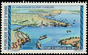 Ivory Coast #398, Complete Set, 1975, Never Hinged