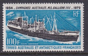 French Southern and Antarctic Teritories C28 Ship MNH VF